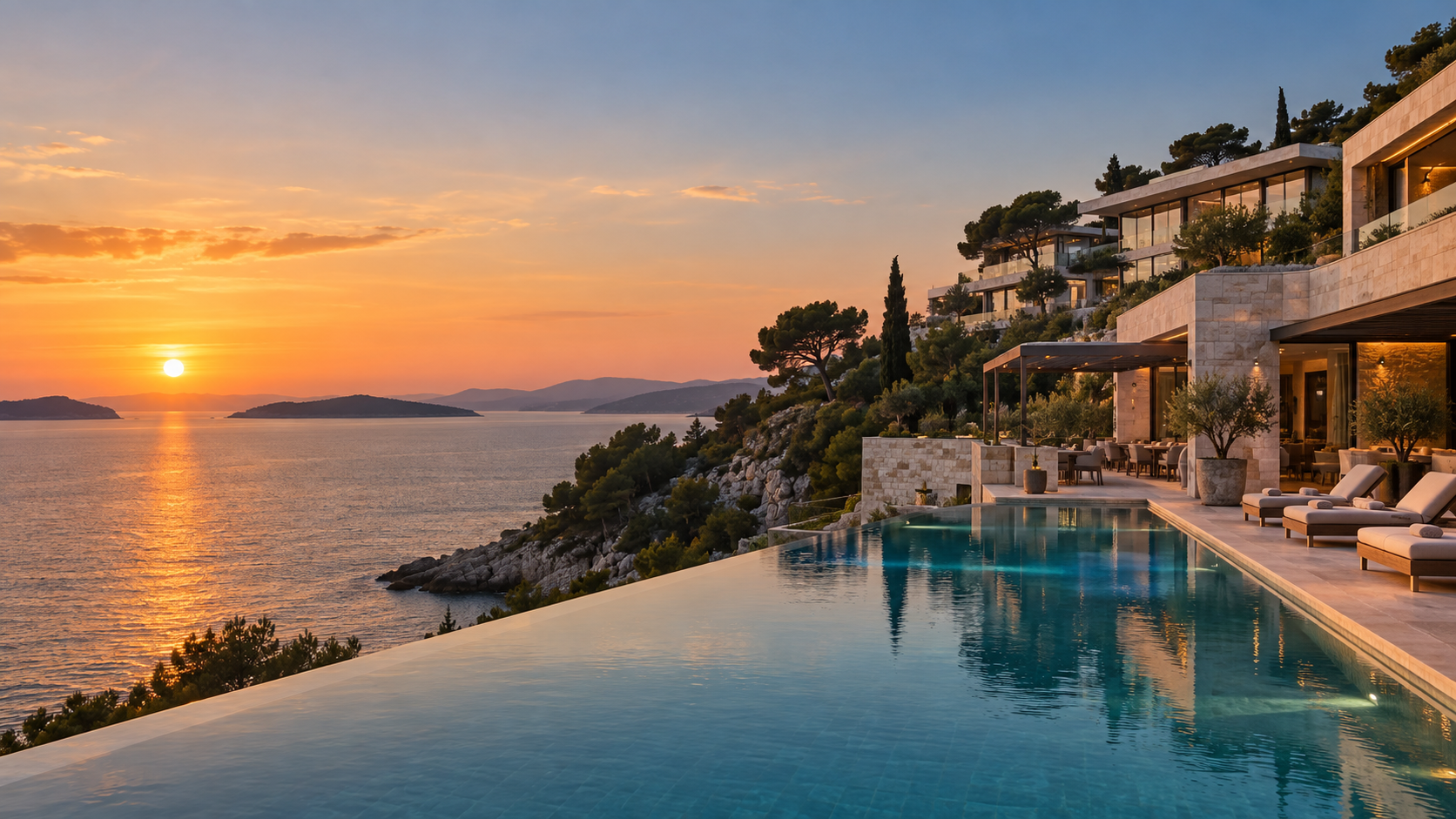Ogledni Hotel Aurelia s bazenom